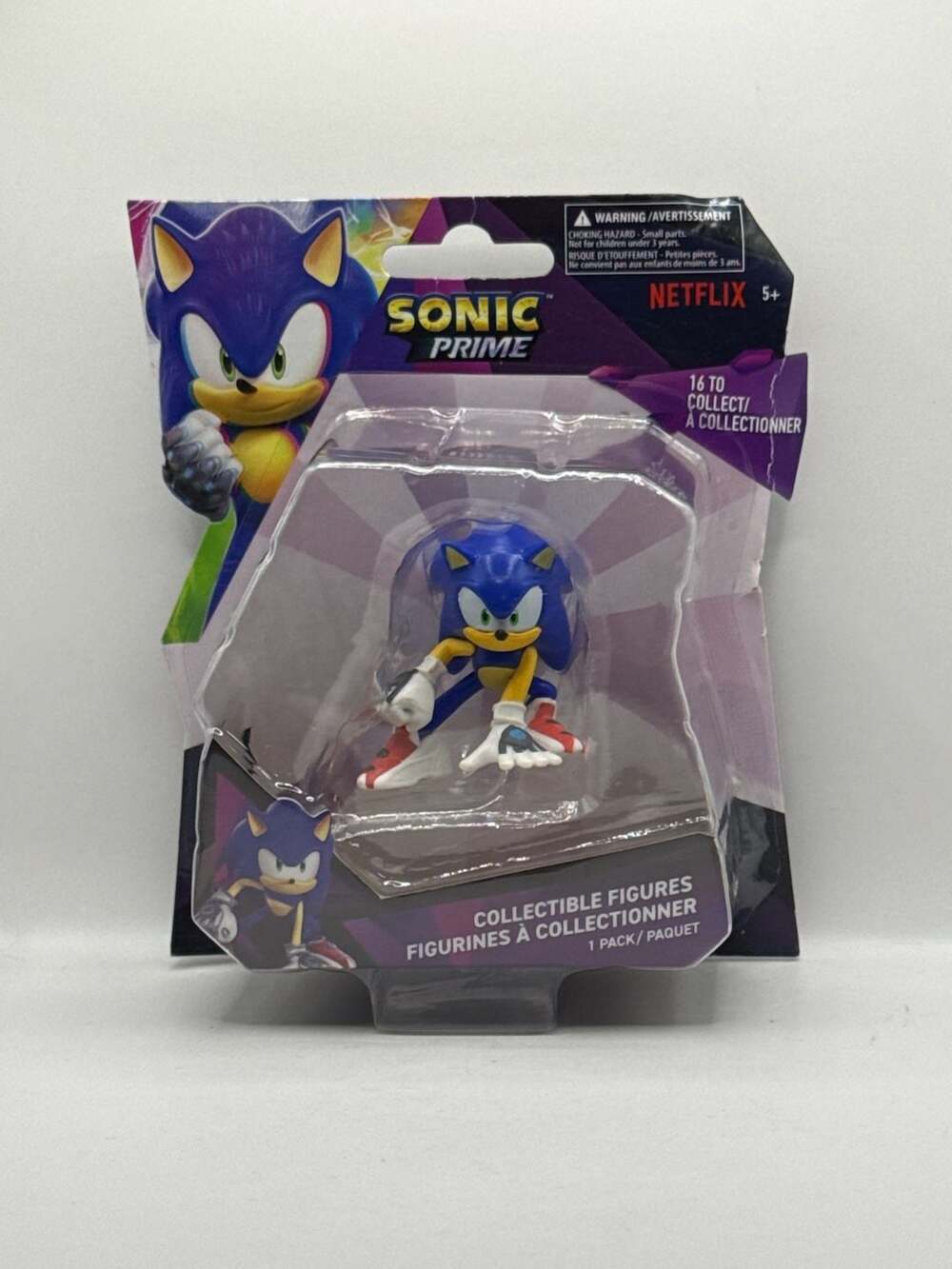 Sonic Prime Sonic The Hedgehog 2.5 Inch Collectible Figure Blister Pack